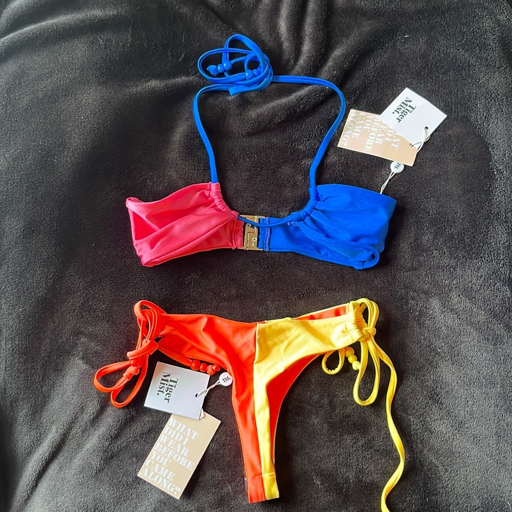 Two-piece Tiger Mist bathing suit